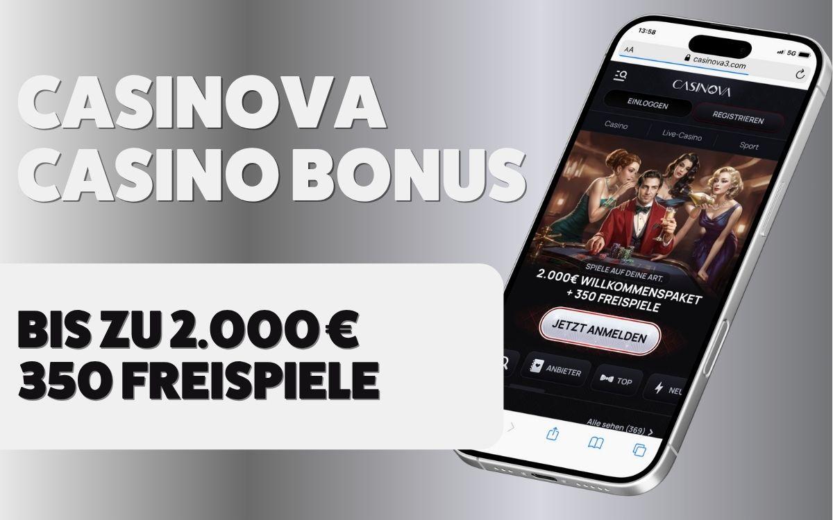Casinova Casino Bonus
