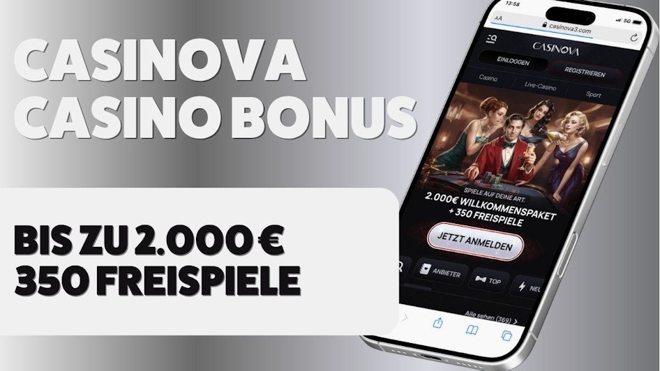 Casinova Casino Bonus