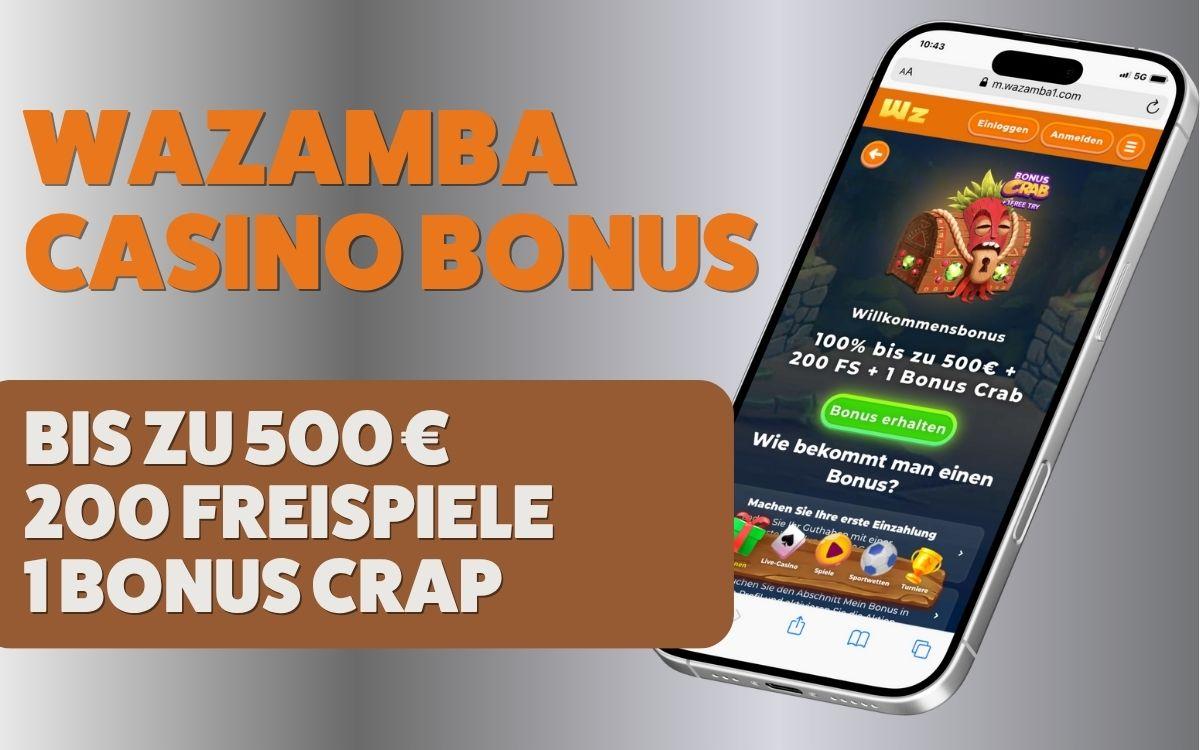 Wazamba Casino Bonus 1