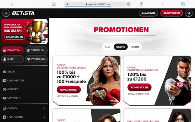 Betista Casino Promotion