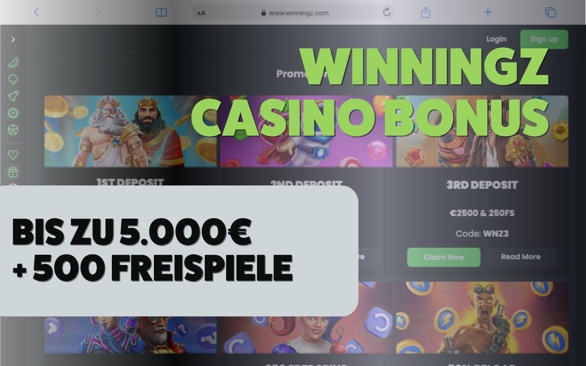 Winningz Casino Bonus